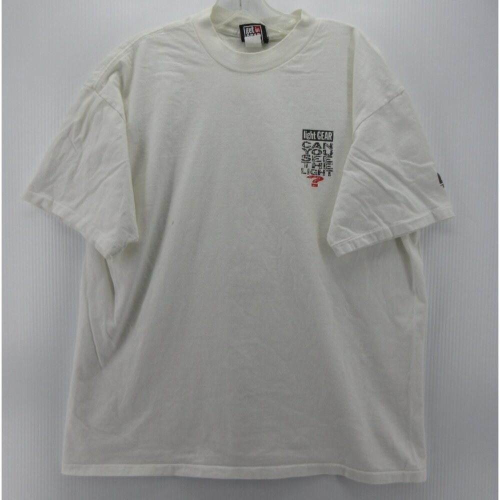 VINTAGE LA Gear Shirt One Size Promo Graphic Tee 90s LA Light Atomic *